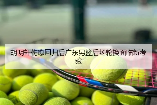胡明轩伤愈回归后广东男篮后场轮换面临新考验